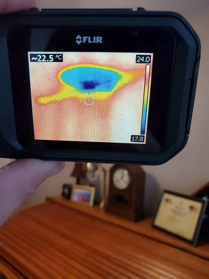 Thermal imaging inspection for water damage in Cambridge